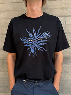 PLAYERA NEGRA SONDER AZUL: FELIPE BAEZA