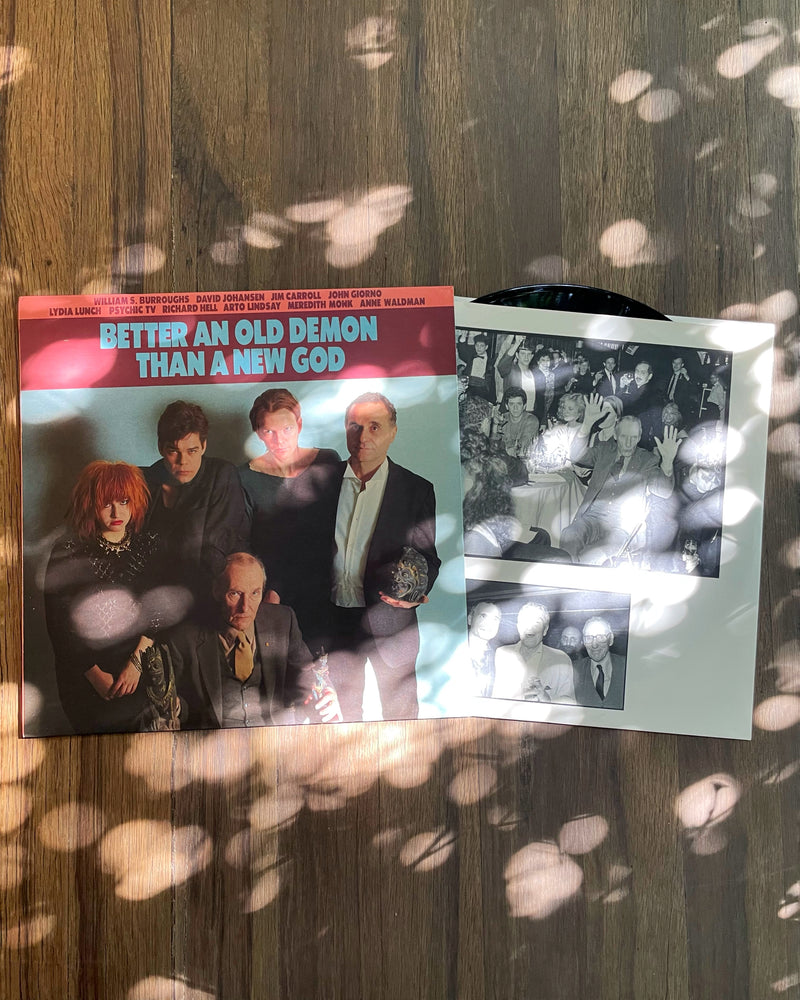 JOHN GIORNO - VINYL - BETTER AN OLD DEMON THAN A NEW GOD (1984)