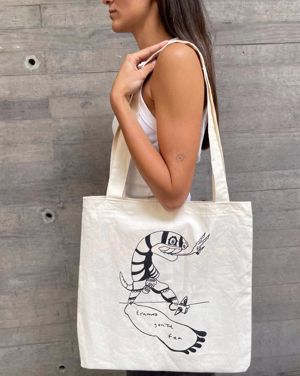 DANIEL GUZMÁN - TOTE BAG - ERAMOS GENTE FEA - EDICIÓN LIMITADA