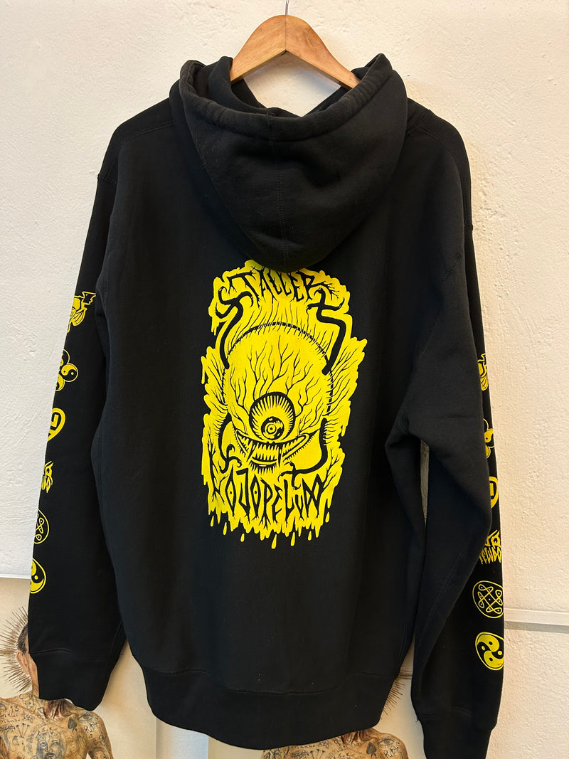 DR. LAKRA SSS HEAVYWEIGHT COTTON HOODIE YELLOW