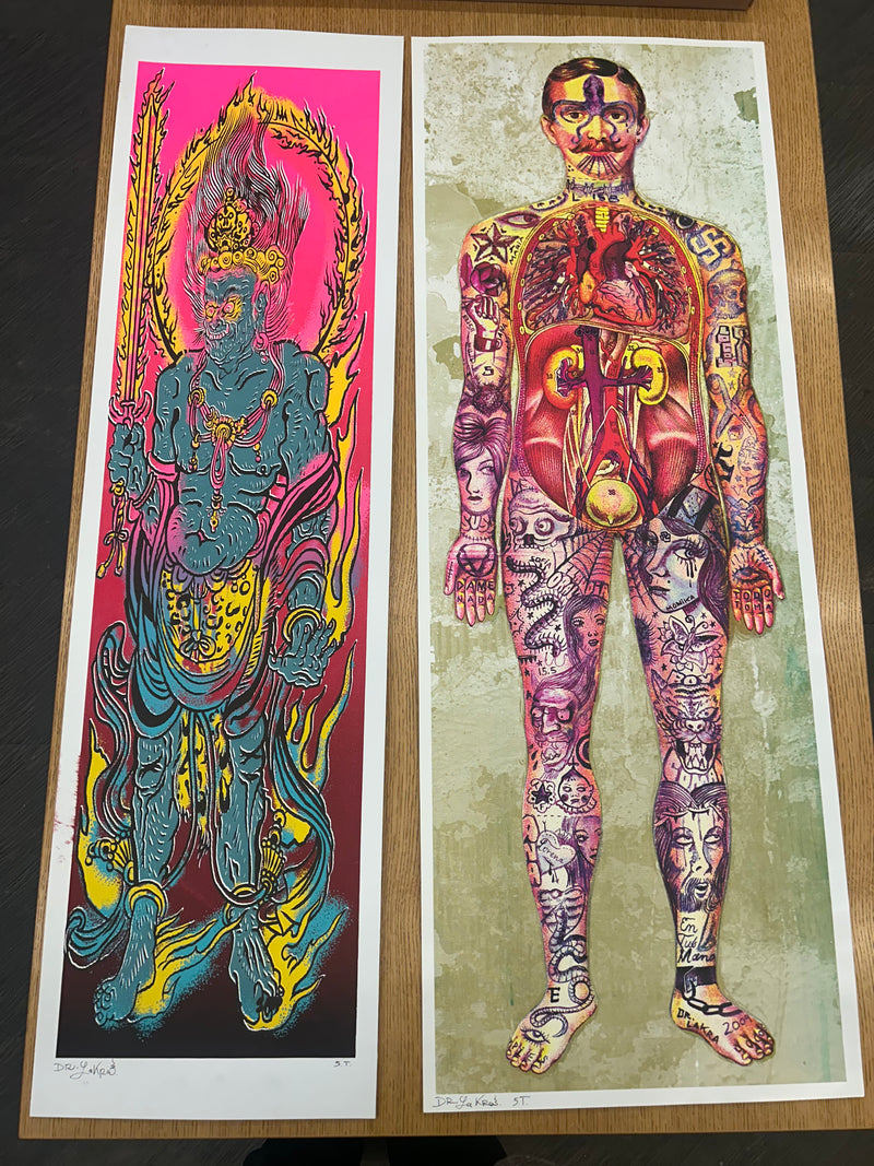 DR. LAKRA 1/1 SIGNED SILK SCREEN