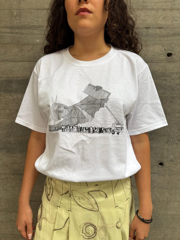 MARTA MINUJÍN - PLAYERA - LIBERTY BURGER (BLANCA)