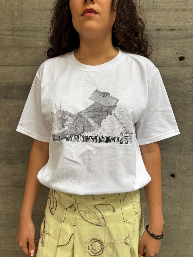 MARTA MINUJÍN - PLAYERA - LIBERTY BURGER (BLANCA)