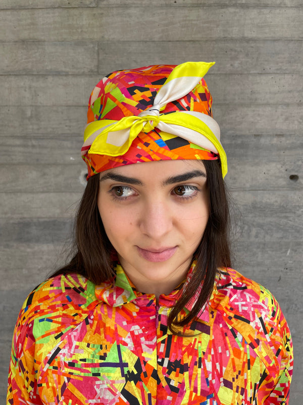 MARTA MINUJÍN - FOULARD / SCARF - METAPHYSICAL VOLCANO