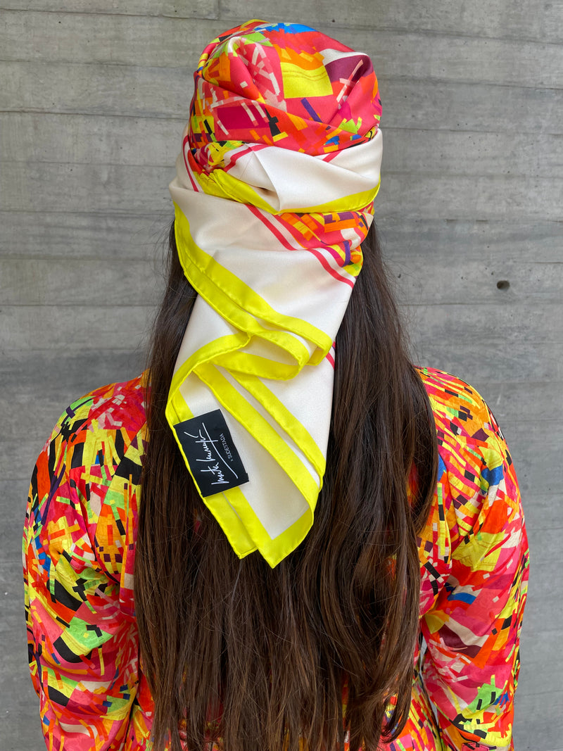 MARTA MINUJÍN - FOULARD / SCARF - METAPHYSICAL VOLCANO