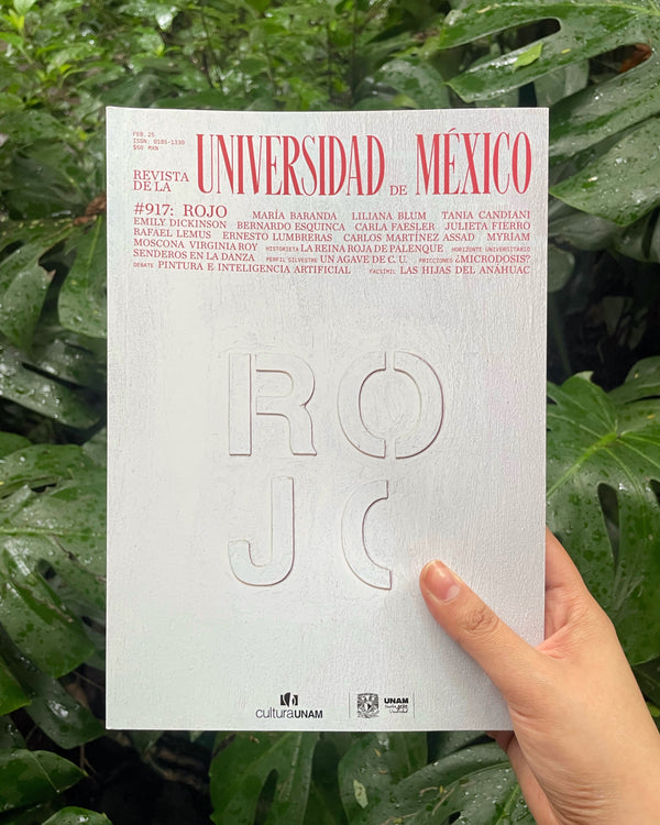 REVISTA DE LA UNIVERSIDAD DE MÉXICO NÚM. 917 ROJO - (ESPAÑOL)