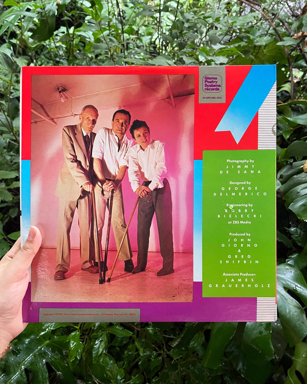 JOHN GIORNO - VINYL - YOU'RE THE GUY I WANT TO SHARE MY MONEY WITH (1981)